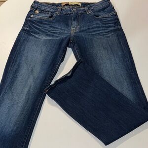 Big Star Women's Dark Blue Low Rise Remy Bootcut Jeans